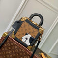 LV M11206 Louis Vuitton Mini Square Trunk Dalmatien Black - Default Title - View 1
