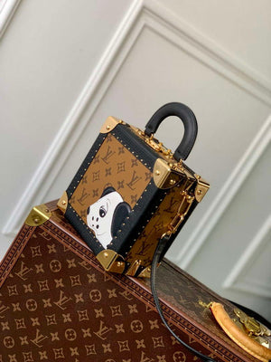 LV M11206 Louis Vuitton Mini Square Trunk Dalmatien Black - Default Title - View 2