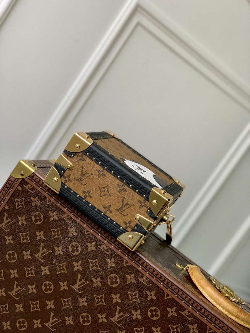 LV M11206 Louis Vuitton Mini Square Trunk Dalmatien Black - Default Title - View 4