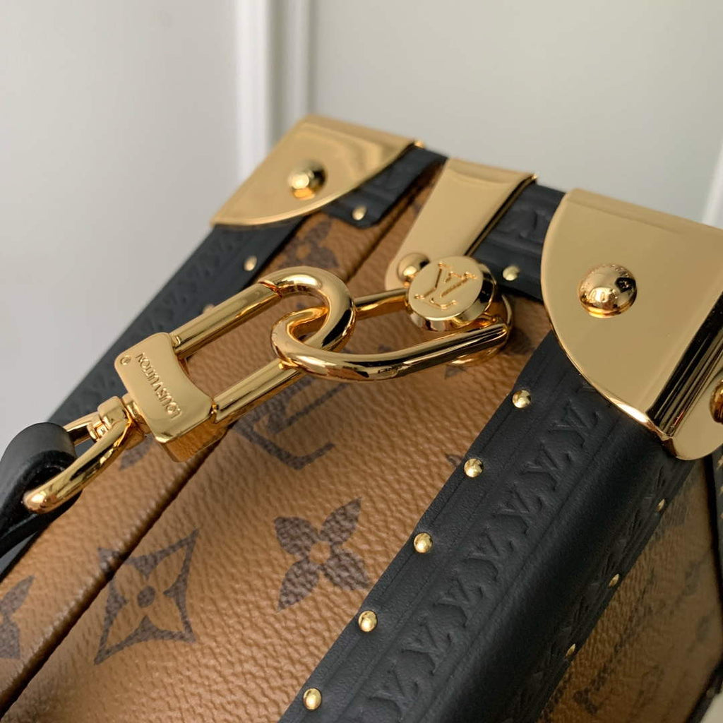 LV M11206 Louis Vuitton Mini Square Trunk Dalmatien Black