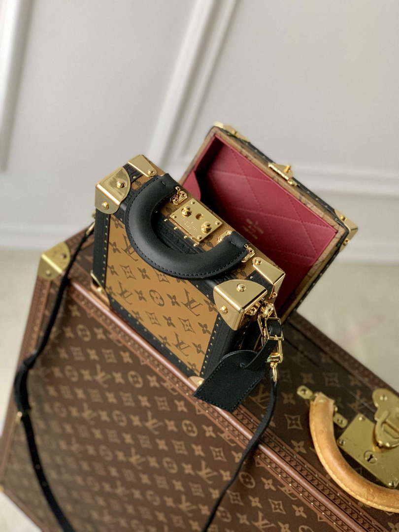 LV M11206 Louis Vuitton Mini Square Trunk Dalmatien Black - Default Title - View 9
