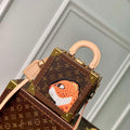 LV M11206 Louis Vuitton Mini Square Trunk Dalmatien Brown - Default Title - View 1
