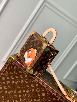 LV M11206 Louis Vuitton Mini Square Trunk Dalmatien Brown - Default Title - View 2
