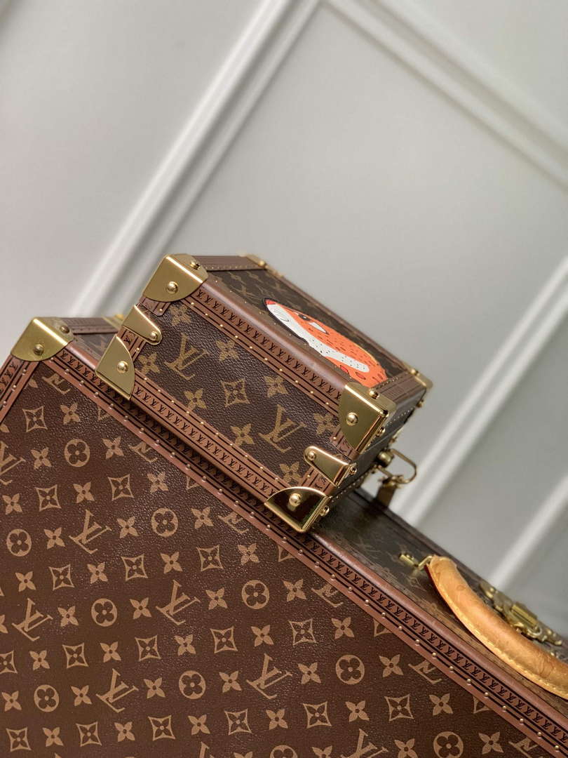 LV M11206 Louis Vuitton Mini Square Trunk Dalmatien Brown