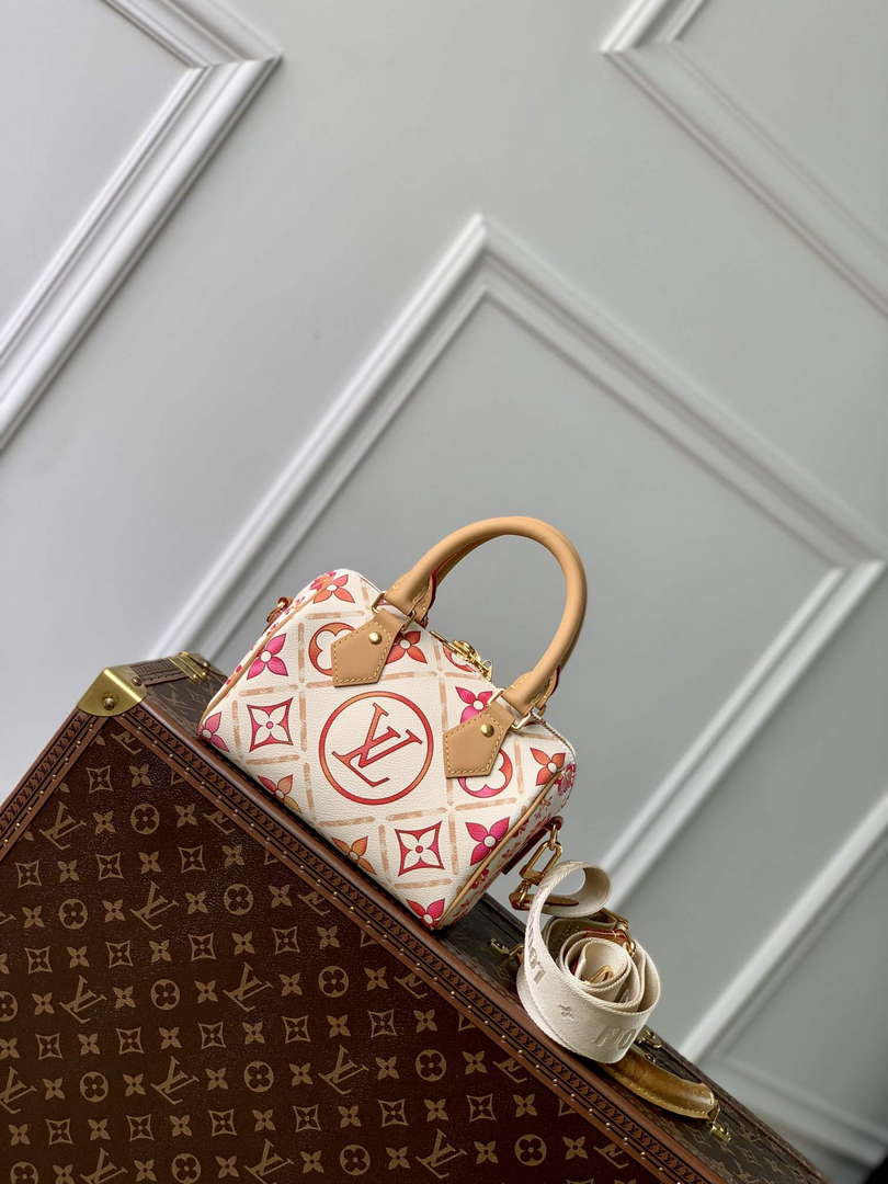 LV M11209 Louis Vuitton Speedy Bandouliere 20 Bag Coral - Default Title - View 3