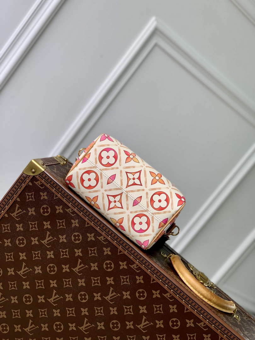 LV M11209 Louis Vuitton Speedy Bandouliere 20 Bag Coral