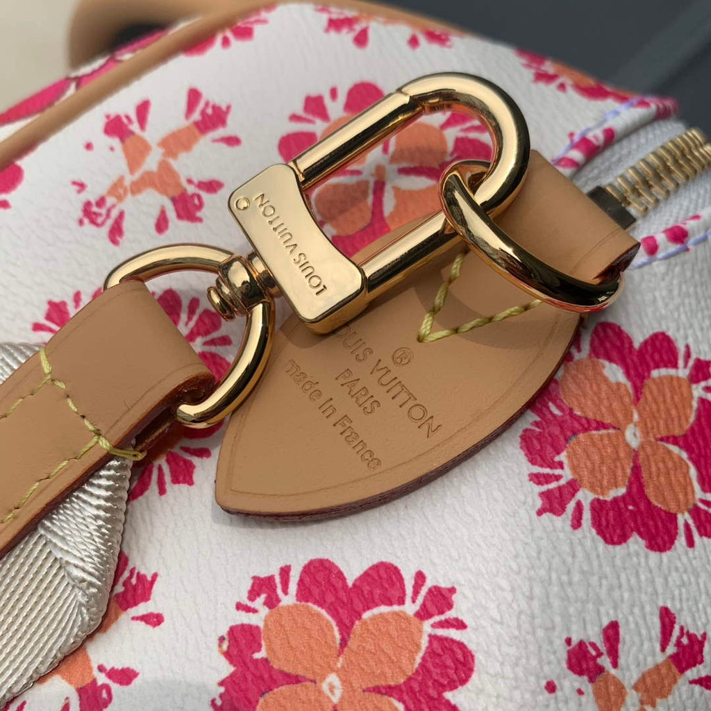 LV M11209 Louis Vuitton Speedy Bandouliere 20 Bag Coral