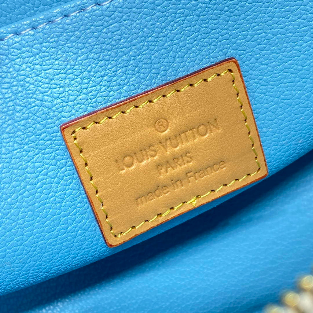 LV M11239 Louis Vuitton Pochette Cosm¨¦tique PM Bag Blue