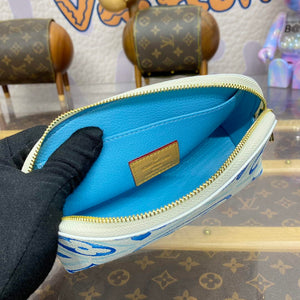 LV M11239 Louis Vuitton Pochette Cosm¨¦tique PM Bag Blue - Default Title - View 9