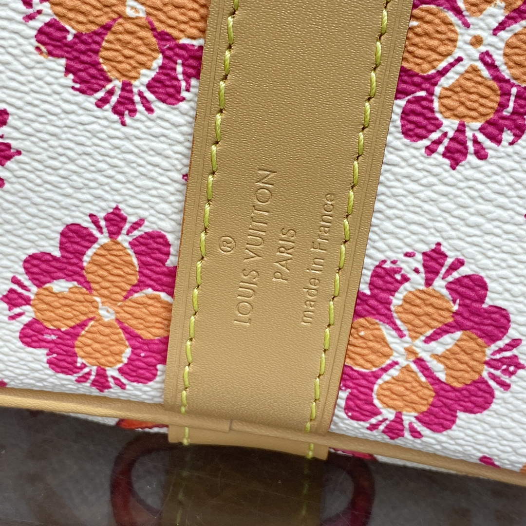 LV M11251 Louis Vuitton Keepall Bandouliere 45 Bag Coral - Default Title - View 6