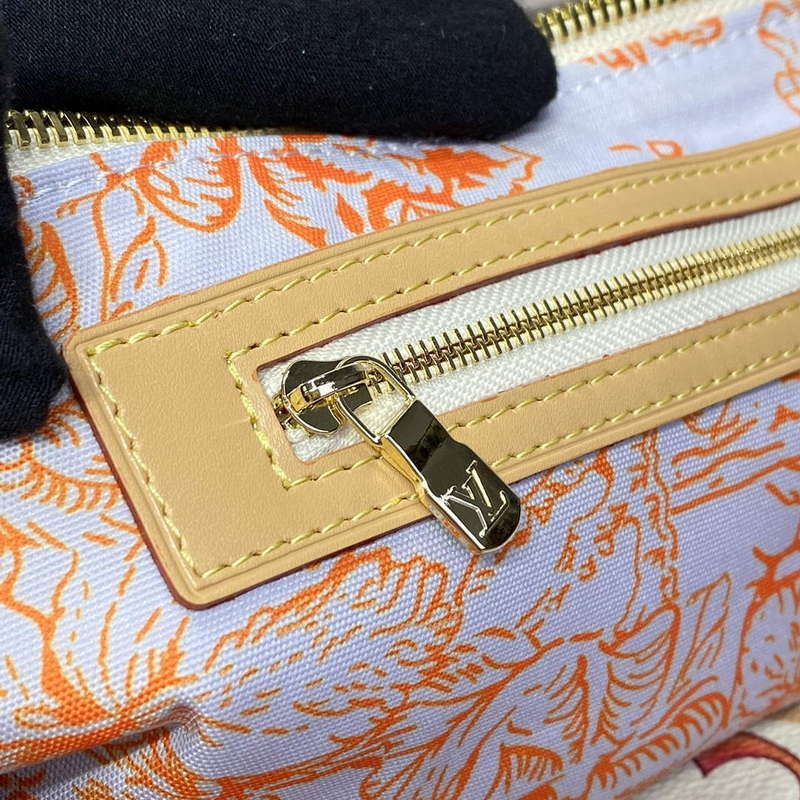 LV M11251 Louis Vuitton Keepall Bandouliere 45 Bag Coral - Default Title - View 8