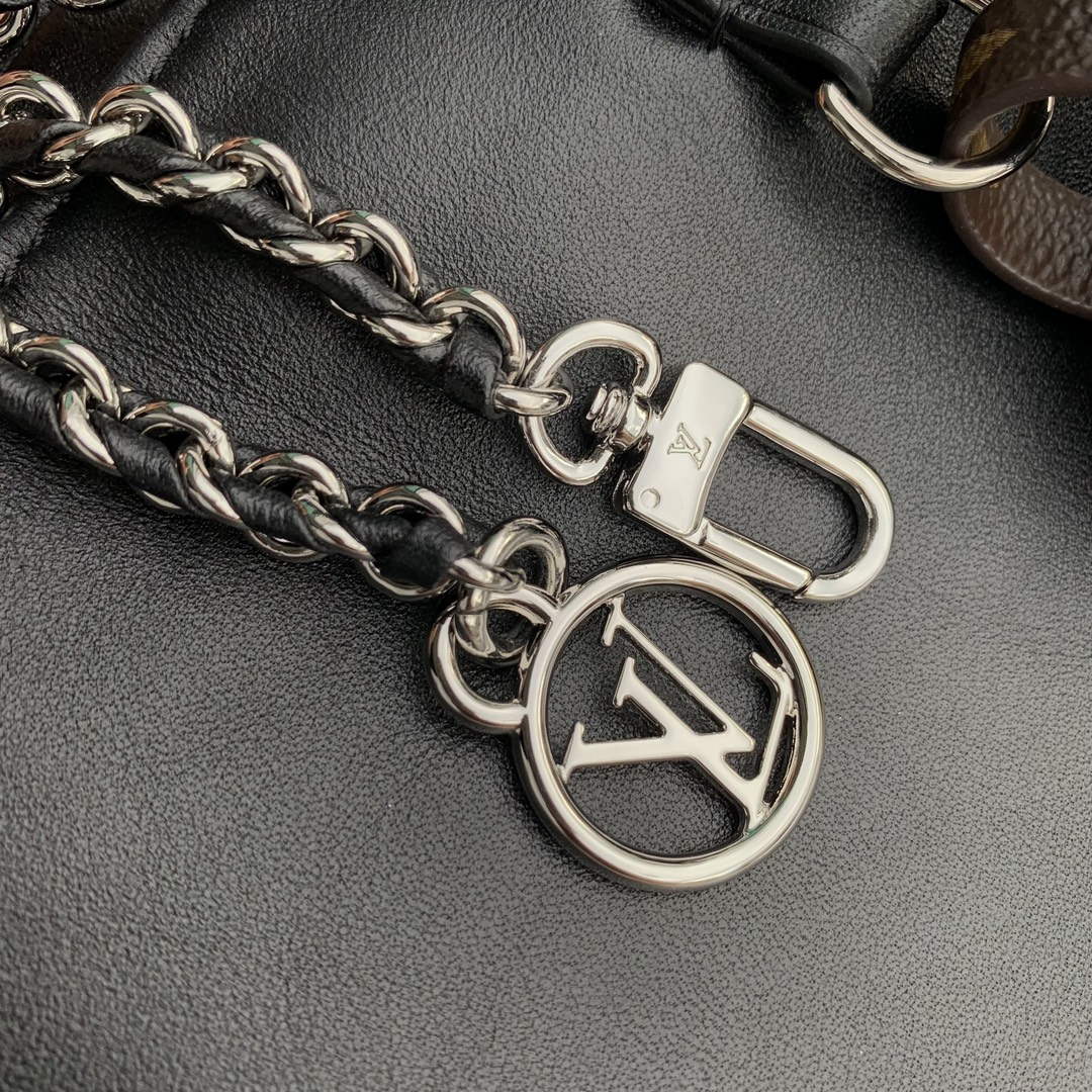 LV M11266 Louis Vuitton Atlantis MM Bag Black - Default Title - View 7