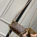 LV M11303 Louis Vuitton Bloom Pouch Bag Rose Jasmin Pink - Default Title - View 1