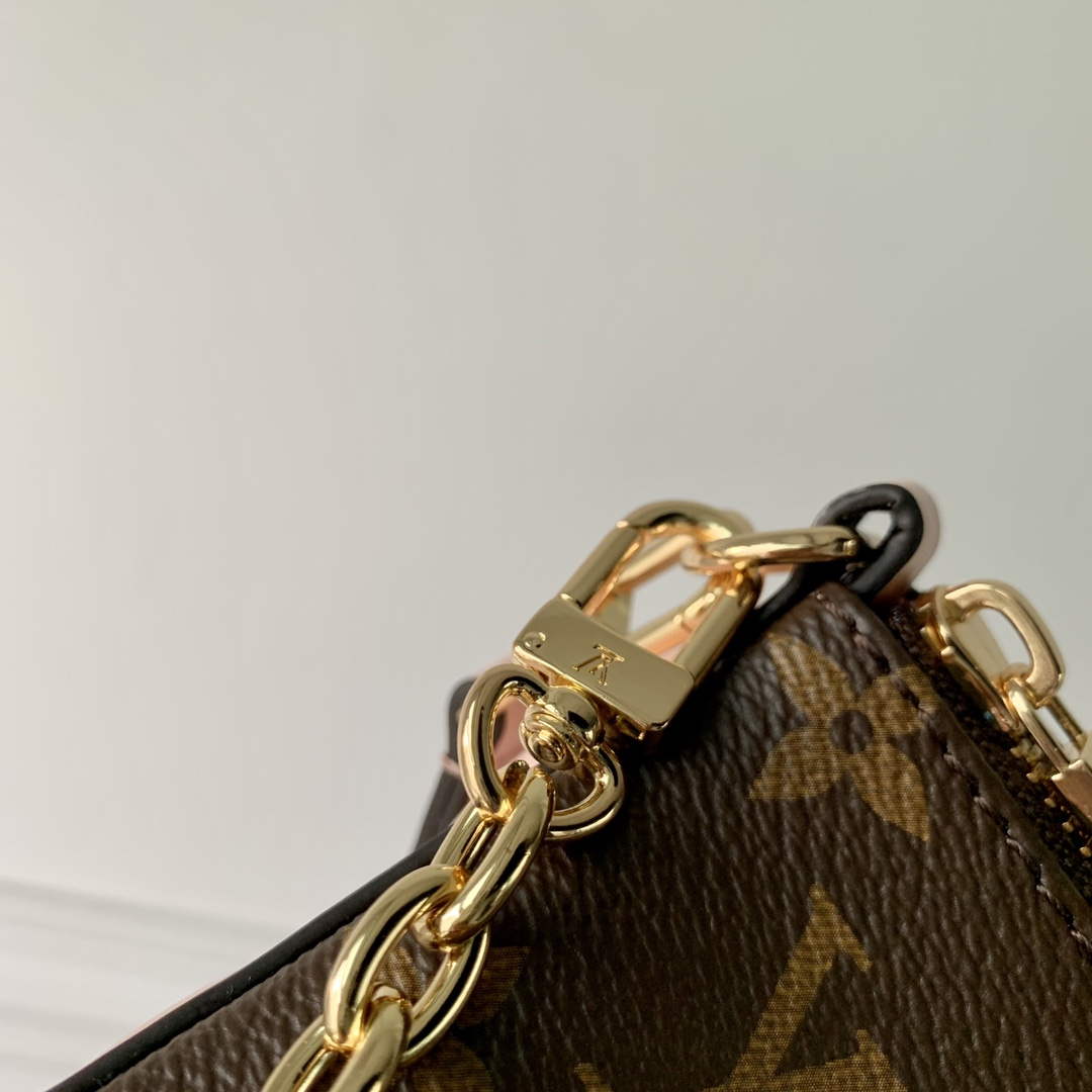 LV M11303 Louis Vuitton Bloom Pouch Bag Rose Jasmin Pink - Default Title - View 5