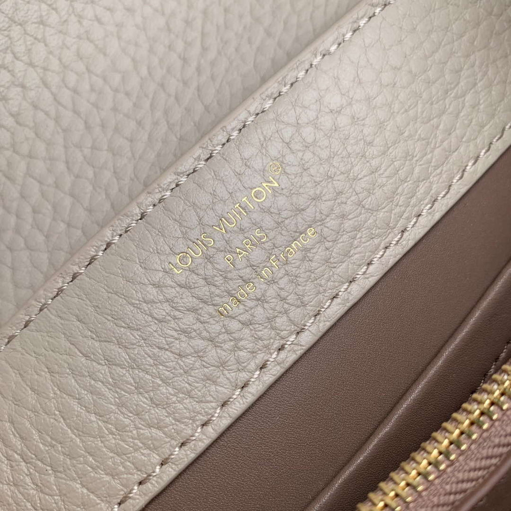 LV M11341 Louis Vuitton Capucines BB Bag Galet Gray