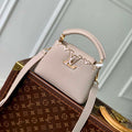 LV M11341 Louis Vuitton Capucines Mini Bag Galet Gray - Default Title - View 1