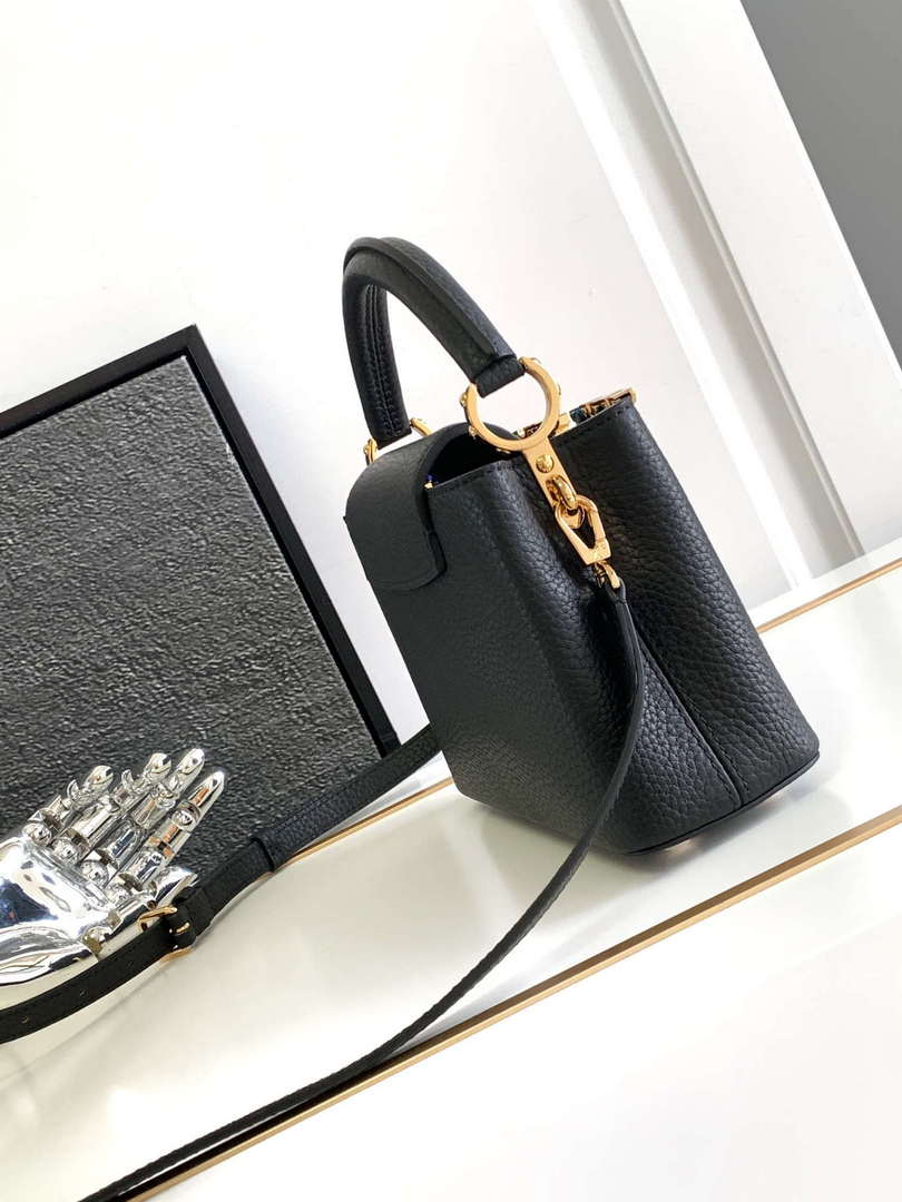 LV M11342 Louis Vuitton Capucines Mini Bag Black - Default Title - View 2