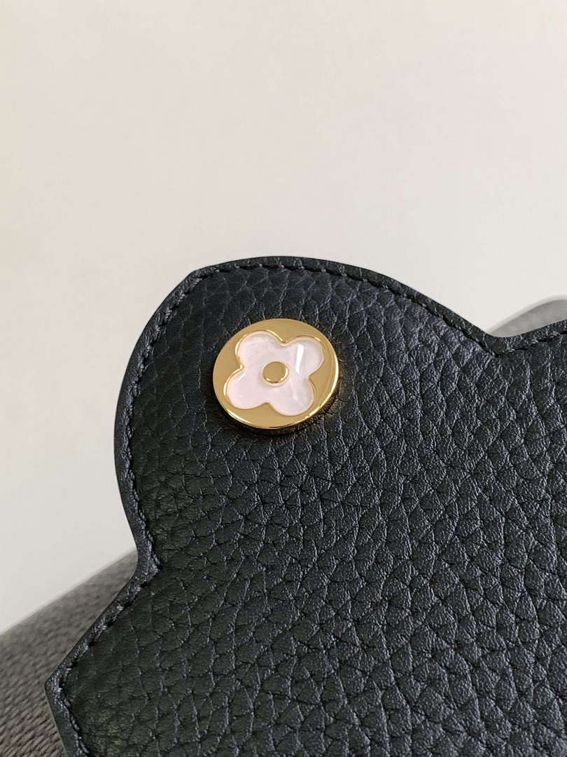 LV M11342 Louis Vuitton Capucines Mini Bag Black