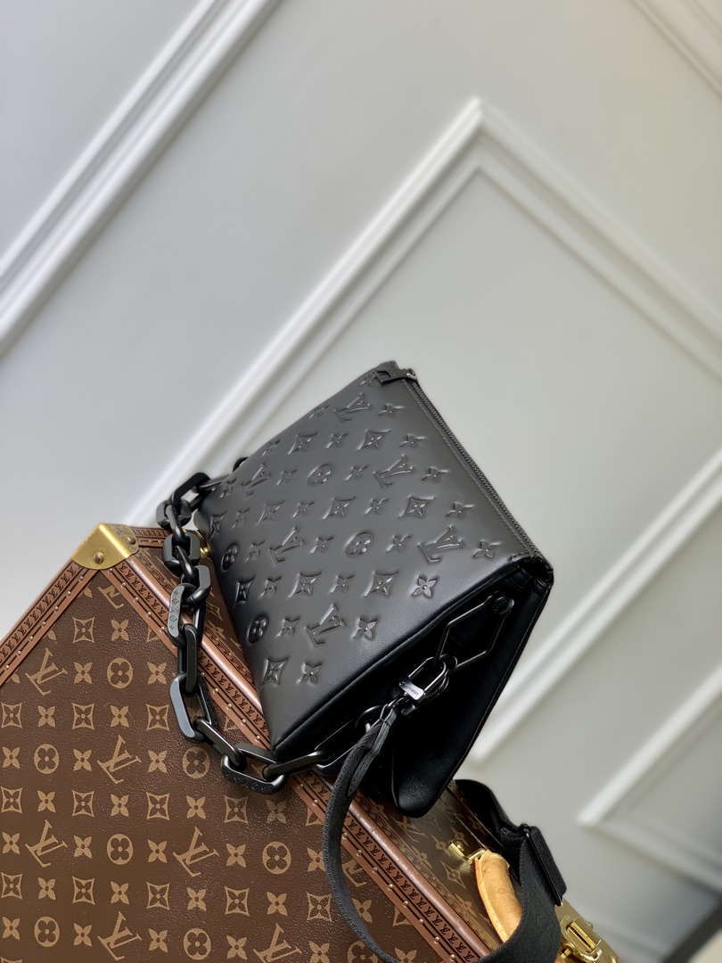 LV M11370 Louis Vuitton Coussin PM Handbag Black - Default Title - View 1