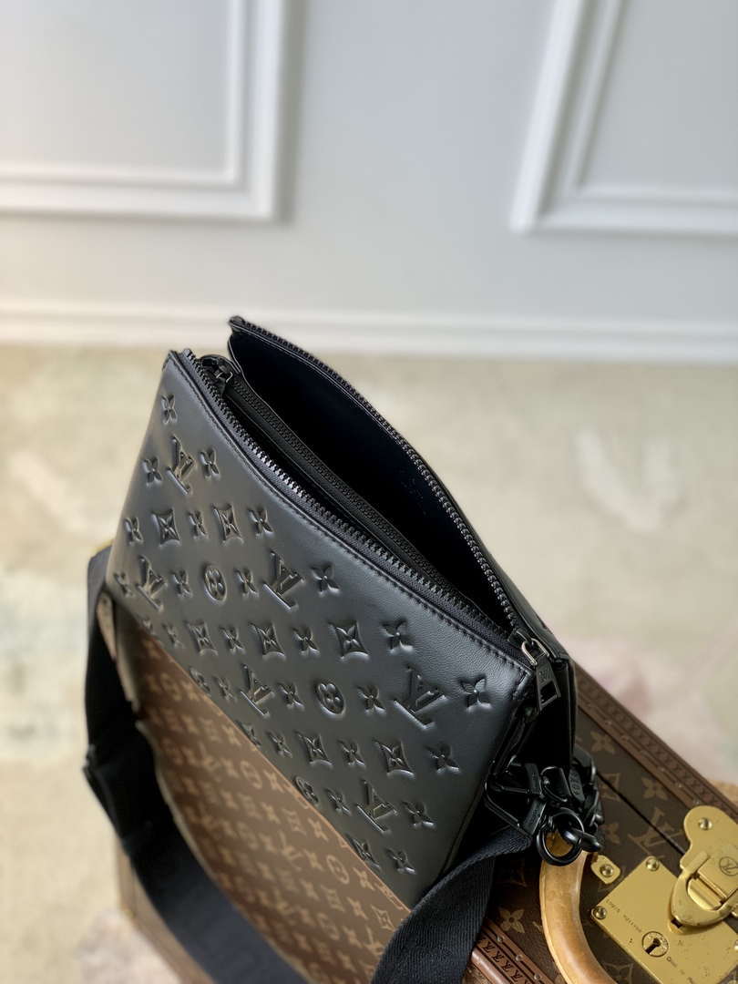 LV M11370 Louis Vuitton Coussin PM Handbag Black