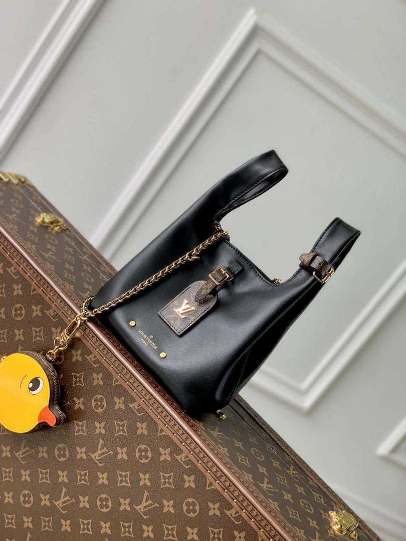 LV M11387 Louis Vuitton Atlantis BB Handbag Baby Black - Default Title - View 1