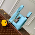 LV M11387 Louis Vuitton Atlantis BB Handbag Baby Blue - Default Title - View 1