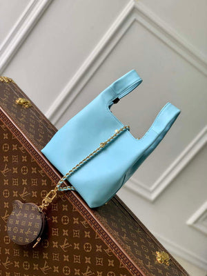 LV M11387 Louis Vuitton Atlantis BB Handbag Baby Blue - Default Title - View 3