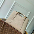 LV M11463 Louis Vuitton Babylone Tote MM Bag Tourterelle Grey - Default Title - View 1