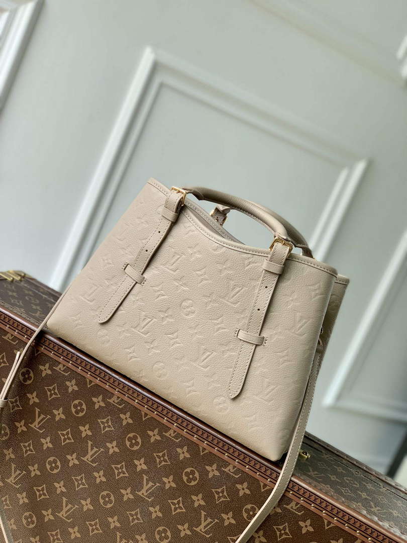 LV M11463 Louis Vuitton Babylone Tote MM Bag Tourterelle Grey