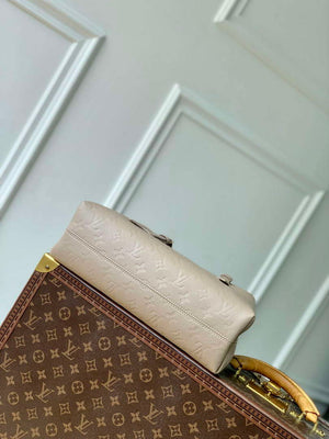 LV M11463 Louis Vuitton Babylone Tote MM Bag Tourterelle Grey - Default Title - View 4