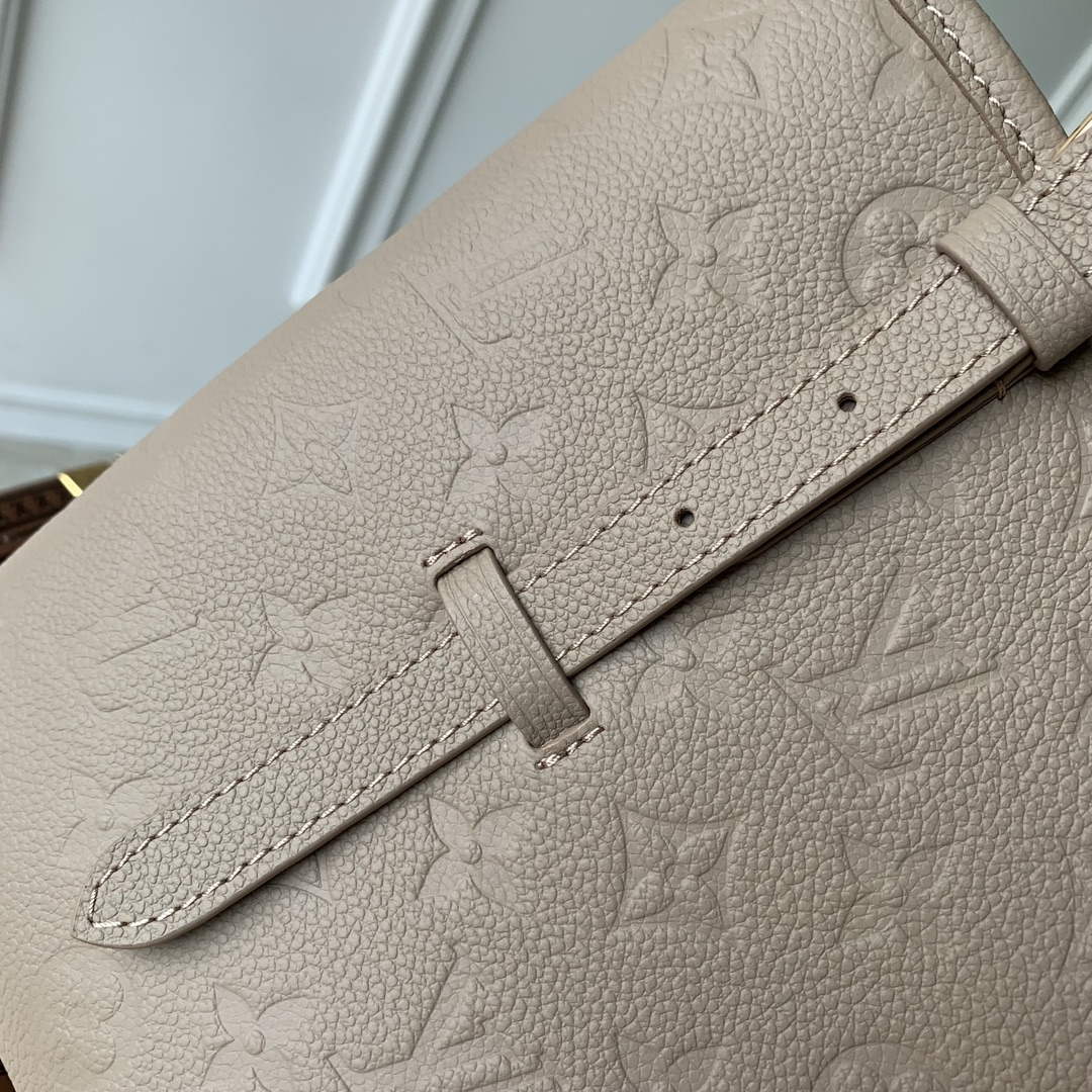 LV M11463 Louis Vuitton Babylone Tote MM Bag Tourterelle Grey - Default Title - View 6