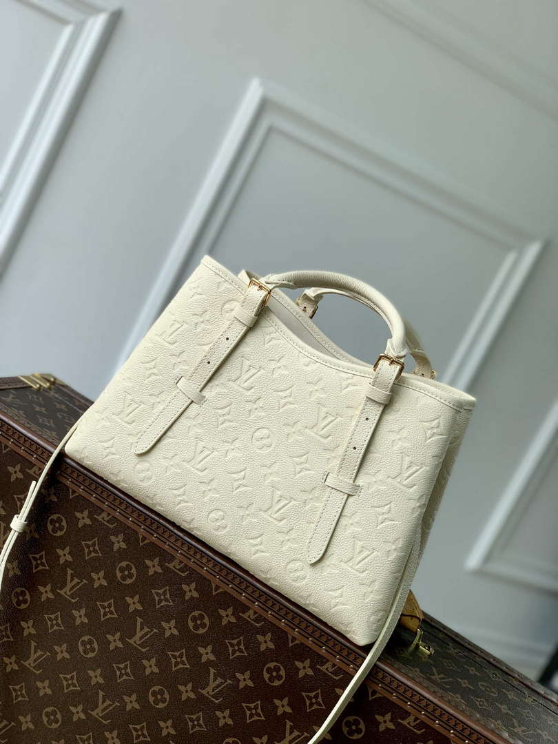 LV M11394 Louis Vuitton Babylone Tote MM Bag Cream