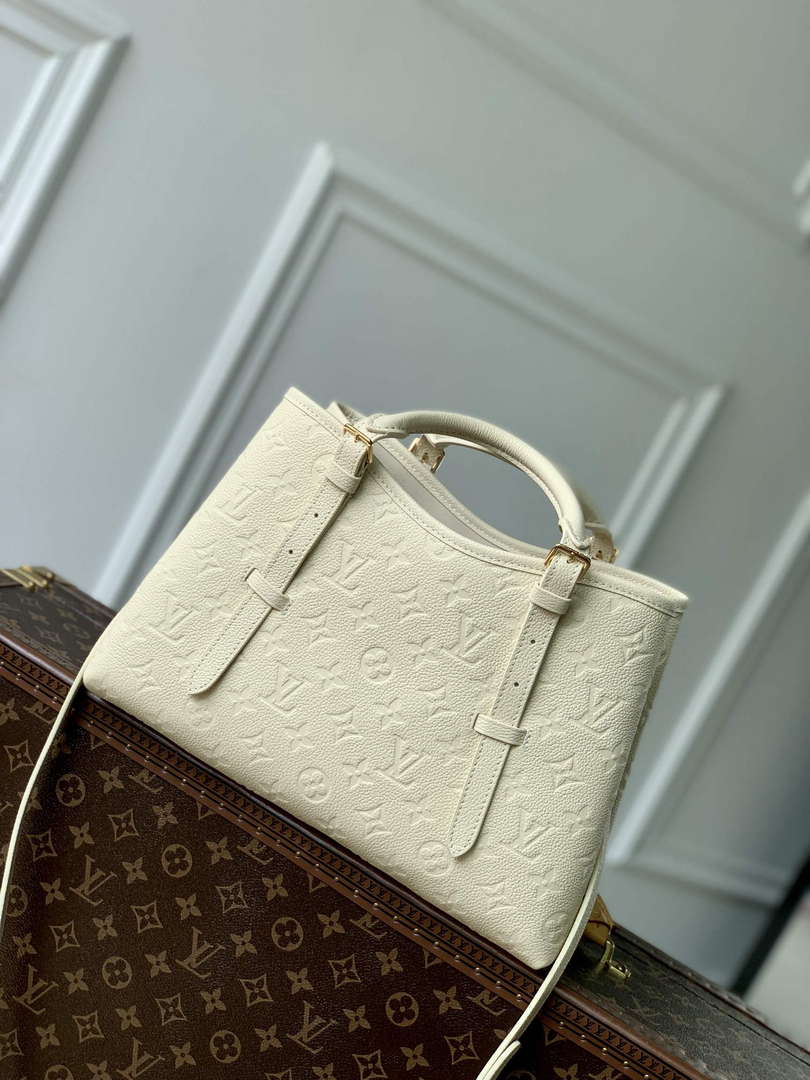 LV M11394 Louis Vuitton Babylone Tote MM Bag Cream - Default Title - View 3