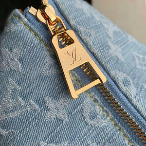 LV M11401 Louis Vuitton Coussin BB Handbag Sky Blue Denim - Default Title - View 7