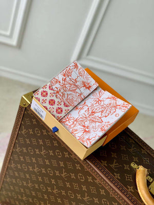 LV M11457 Louis Vuitton LV By The Pool Zippy Passport Cover Other Monogram Canvas Coral - Default Title - View 5