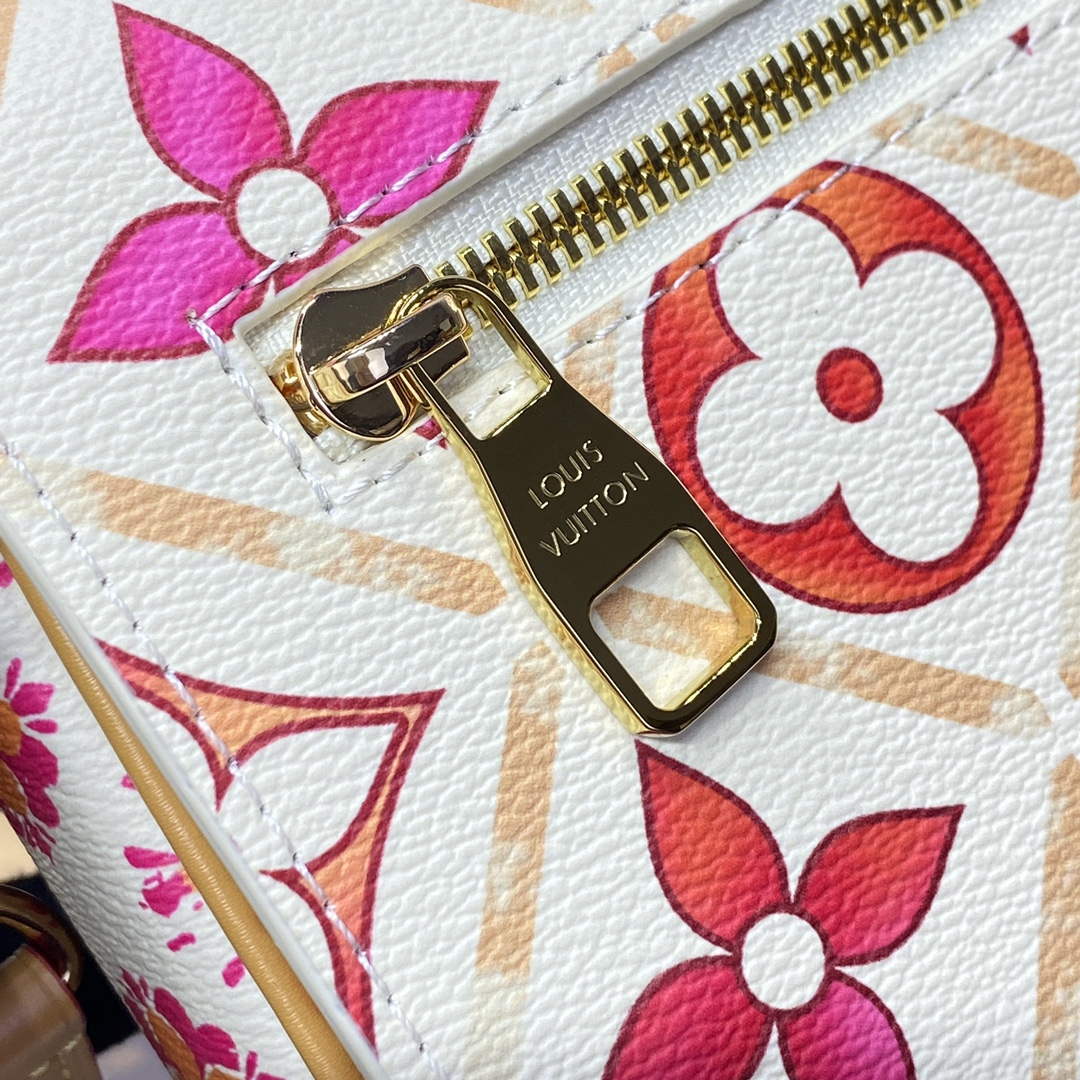 LV M11461 Louis Vuitton Pochette M¨¦tis Handbag Coral