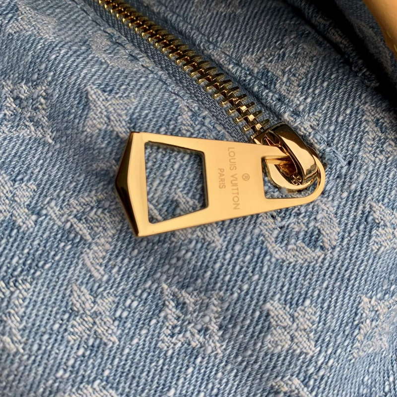 LV M11462 Louis Vuitton CarryAll PM Bag Sky Blue Denim - Default Title - View 7