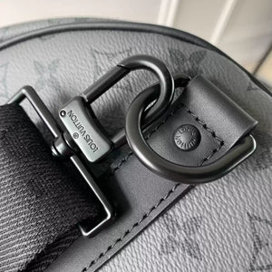 LV M11481 Louis Vuitton Keepall Bandouliere 45 Travel Bag Monogram Eclipse Reverse Blue - Default Title - View 6