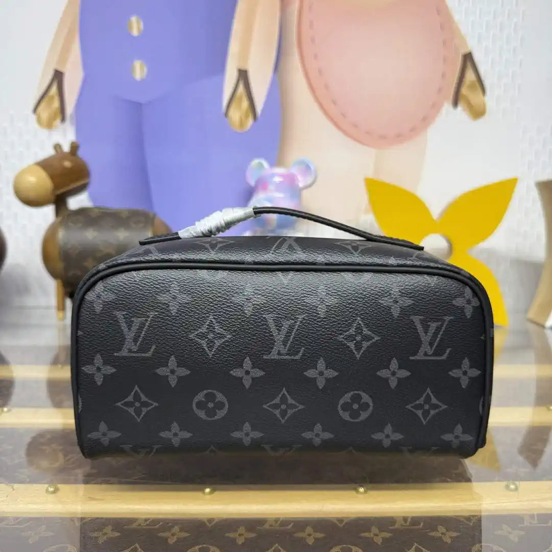LV M11508 Louis Vuitton Toiletry Bag Monogram Eclipse Canvas