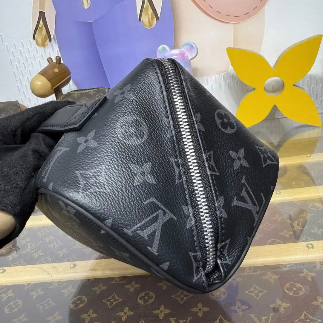 LV M11508 Louis Vuitton Toiletry Bag Monogram Eclipse Canvas