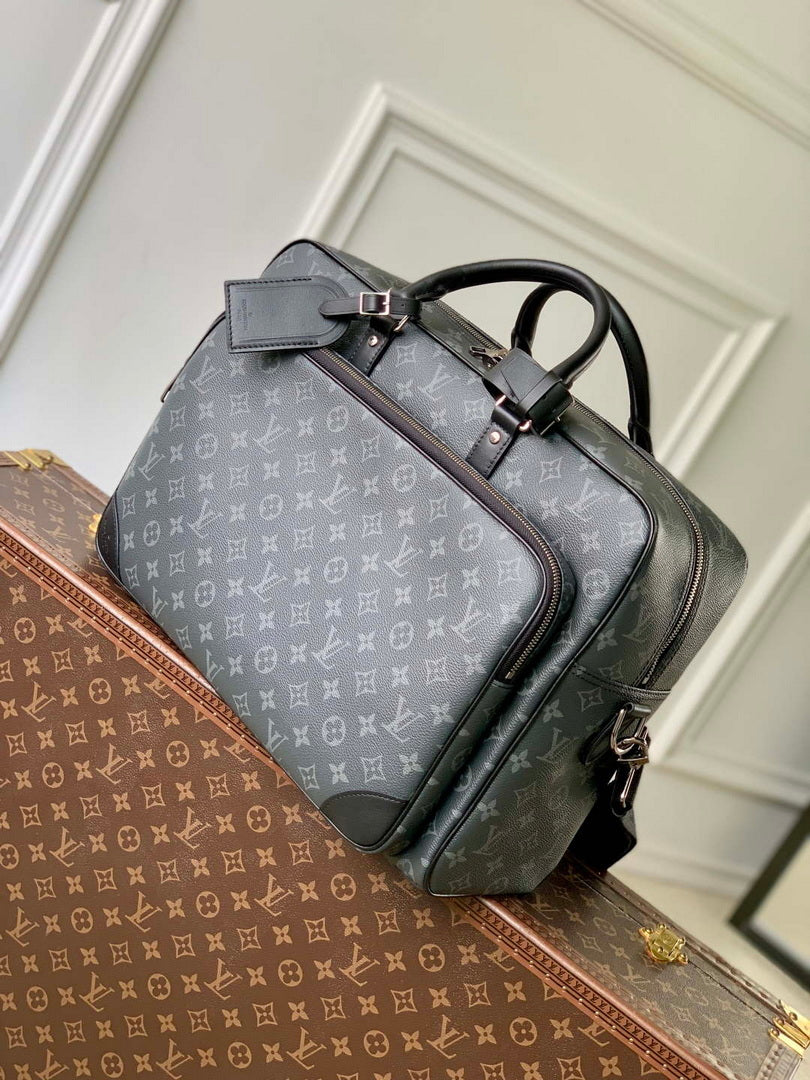 LV M11512 Louis Vuitton Weekender Bag Black