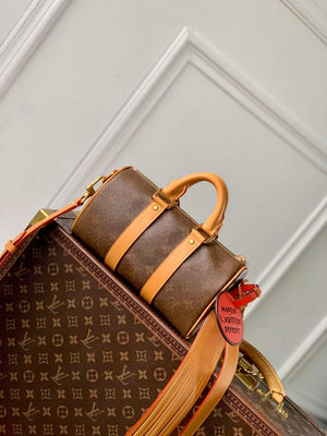 LV M11542 Louis Vuitton Keepall Bandouliere 25 City Bag Bronw - Default Title - View 3