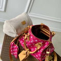 LV M11562 Louis Vuitton Speedy P9 Bandouliere 25 Monogram Bag Rose Red - Default Title - View 1