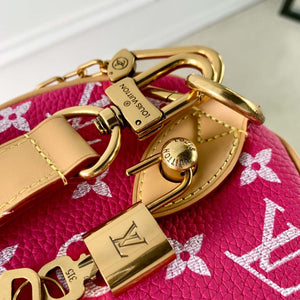 LV M11562 Louis Vuitton Speedy P9 Bandouliere 25 Monogram Bag Rose Red - Default Title - View 7