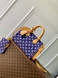 LV M11562 Louis Vuitton Speedy P9 Bandouliere 25 Monogram Bag Purple