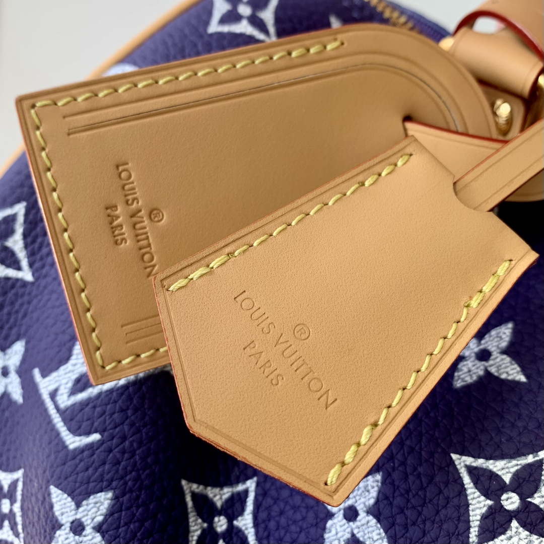 LV M11562 Louis Vuitton Speedy P9 Bandouliere 25 Monogram Bag Purple - Default Title - View 5