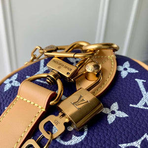 LV M11562 Louis Vuitton Speedy P9 Bandouliere 25 Monogram Bag Purple - Default Title - View 9