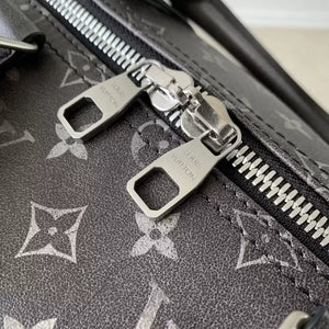 LV M11596 Louis Vuitton Keepall Bandouliere  50  Autres Cuirs Monogram Black - Default Title - View 5