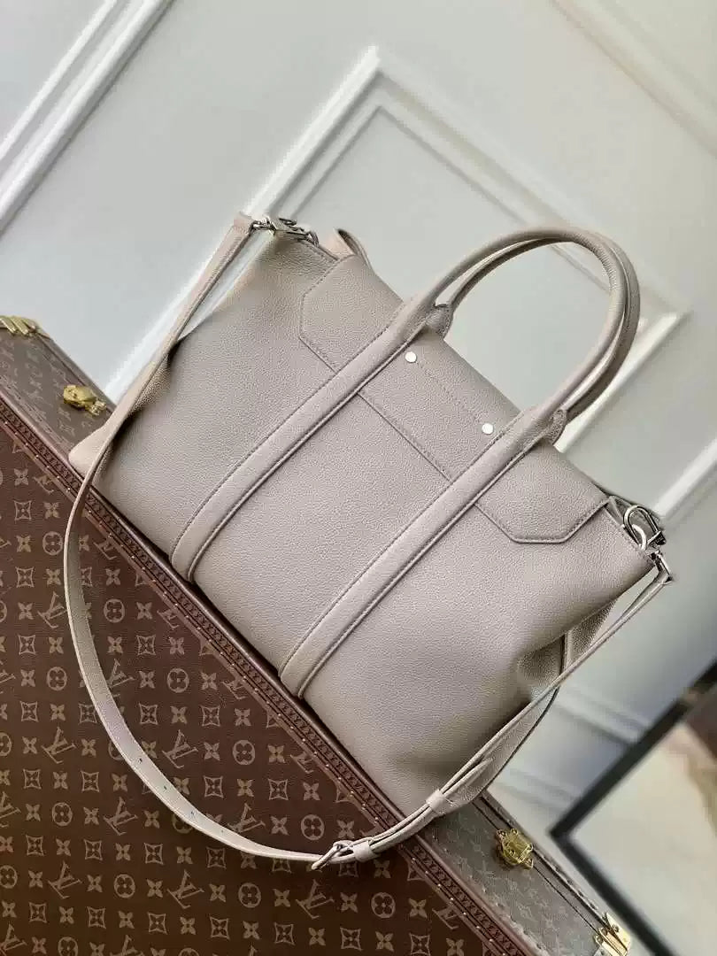 LV M11664 Louis Vuitton Georges Tote MM H30 Gray