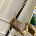 LV M11672 Louis Vuitton Bloom Pouch Bag Banana Yellow - Default Title - View 1